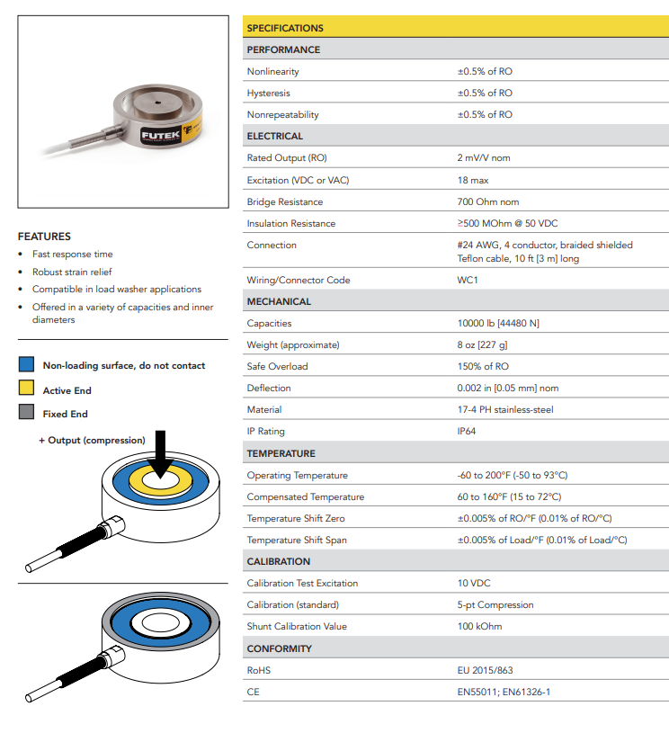 LTH400-10klb称重传感器
