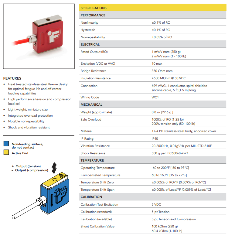 LSB201-100lb称重传感器