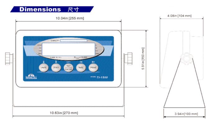 TI-1500称重显示仪表