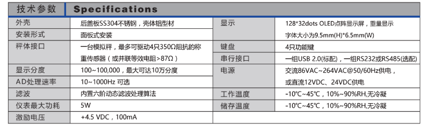 T831称重仪表Transcell