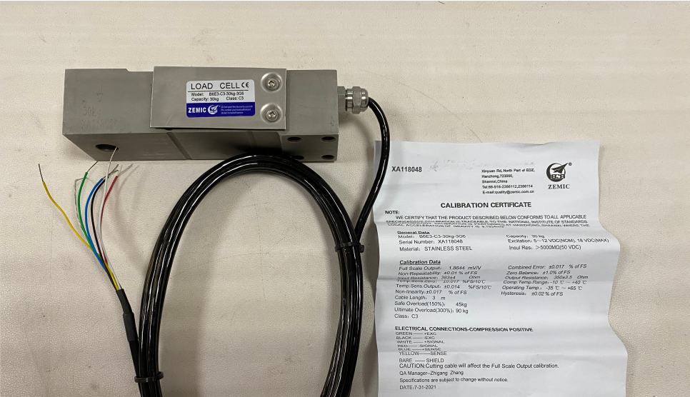 ZEMIC中航电测B6E3-C3-30kg~300kg-3B-S1称重传感器