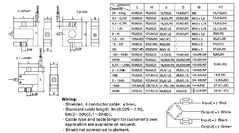 H3E-C3-10T称重传感器