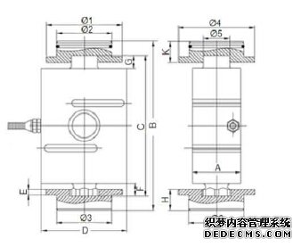 美国sensolink称重传感器 SLZY产品尺寸