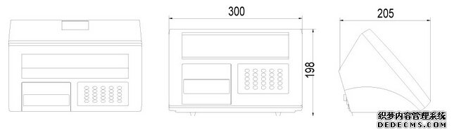 耀华XK3190-DS3q1 数字称重显示控制器产品尺寸